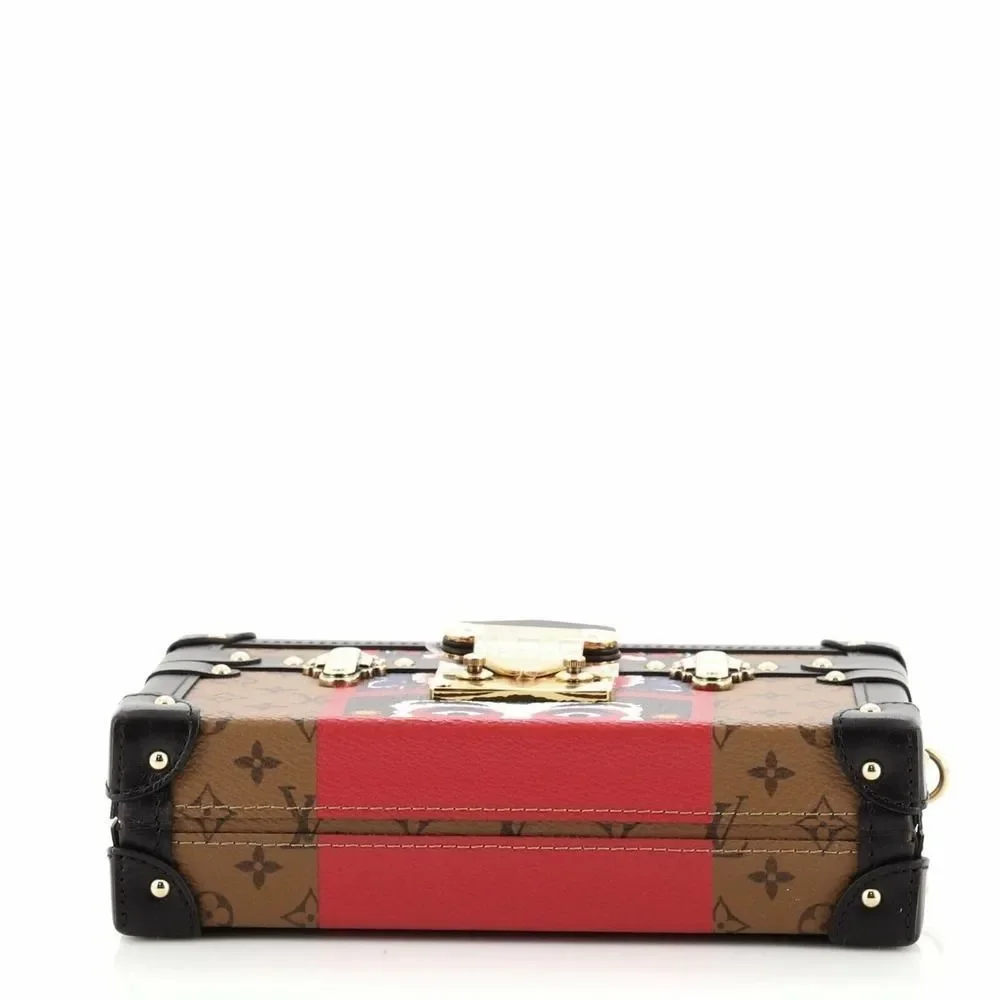Louis Vuitton Petite Malle Kabuki Reverse Monogram Japan trunk crossbody LV bag